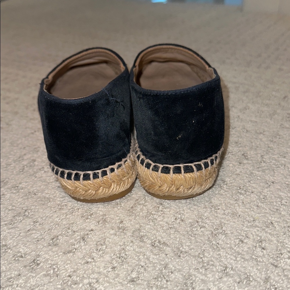 Chanel Espadrille 40 Velvet Cap Toe CC Monogram Flats CC-0712N-0004 - Picture 9 of 12